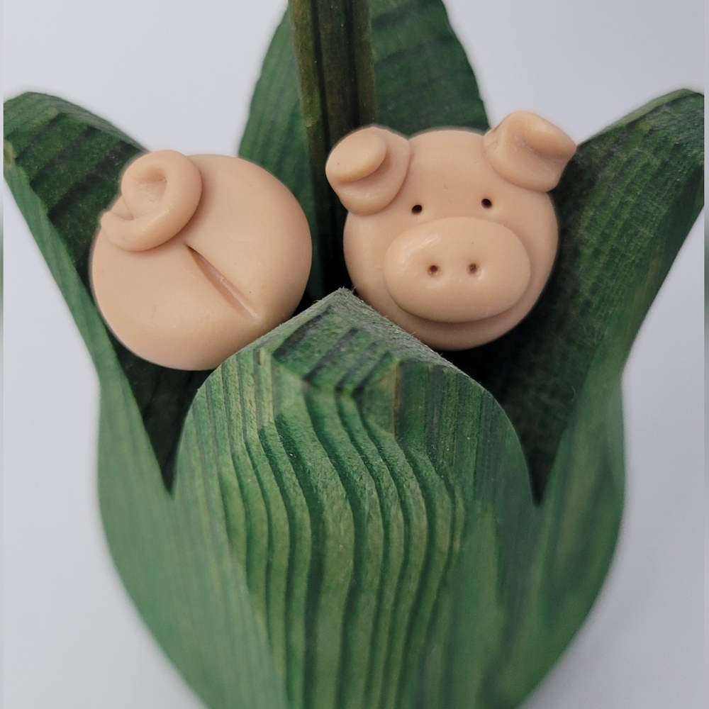 Pig Earrings